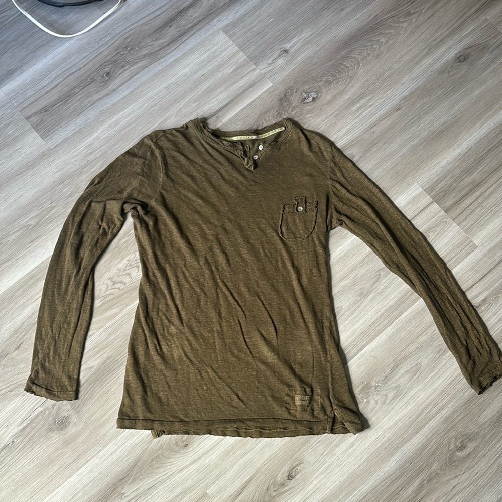 100% Linen long sleeve top